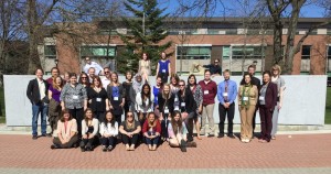 Here's Hamline's group photo from NCUR 2015 in Spokane. I am near the right, at back.